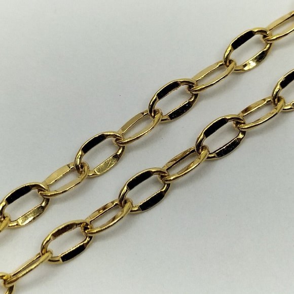Genuine 18K Real Gold + Yellow Quartz Padlock Chain Necklace Diamonds GIA Tested - Picture 8 of 11